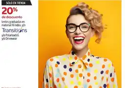 Costco Transitions lentes graduadas en material hi index, y/o oferta
