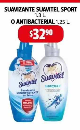 Farmacias Guadalajara Sauvizante Suavitel Sport 1.3L O Antibacterial 1.25L oferta