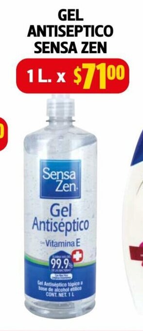 Farmacias Guadalajara Gel Antiseptico Sensa Zen 1L oferta