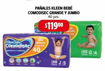 Farmacias Guadalajara Pañales Kleen Bebe Comodisec Grande Y Jumbo oferta