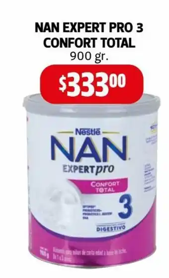 Farmacias Guadalajara Nan Expert Pro 3 Comfort Total 900 gr oferta