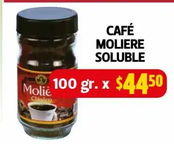 Farmacias Guadalajara Cafe Moliere Soluble 100 gr oferta