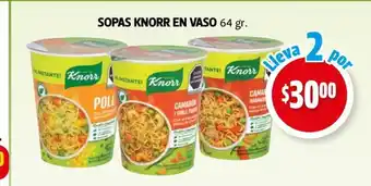 Farmacias Guadalajara Sopas Knorr En Vaso 64 gr oferta