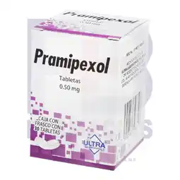 Farmacias Bazar PRAMIPEXOL 0.50MG 30 TABLETAS ULTRA oferta