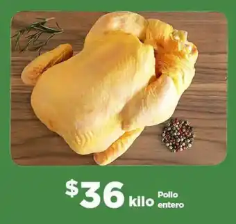 Bodega Aurrerá Pollo entero oferta