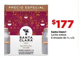 Bodega Aurrerá Santa clara leche entera oferta