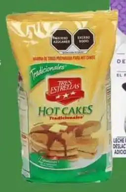 Bodega Aurrerá Tres estrellas harina para hot cakes oferta