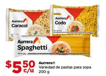 Bodega Aurrerá Aurrera variedad de pastas para sopa oferta