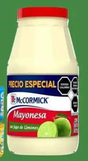 Bodega Aurrerá Mccormick mayonesa con jugo de limones oferta