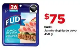 Bodega Aurrerá Fud jamón virginia de pavo oferta