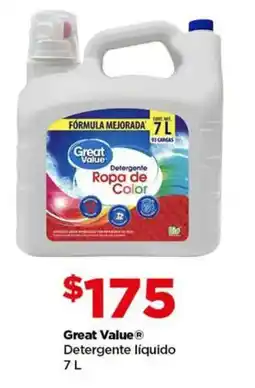 Bodega Aurrerá Great value detergente líquido oferta