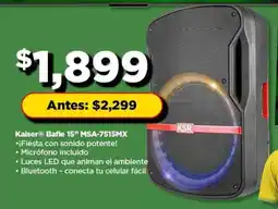 Bodega Aurrerá Kaiser bafle 15" MSA-7515MX oferta