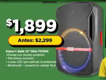 Kaiser bafle 15" MSA-7515MX