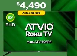 Bodega Aurrerá Atvio roku tv 50" oferta