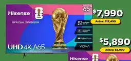 Bodega Aurrerá Hisense smart tv 65" oferta