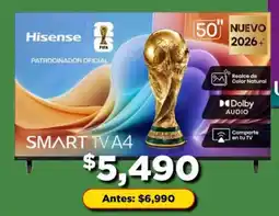 Bodega Aurrerá Hisense smart tv 50" oferta