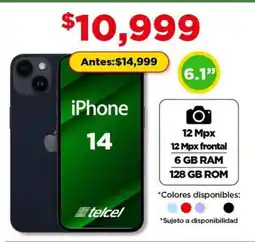 Bodega Aurrerá iPhone 14 oferta