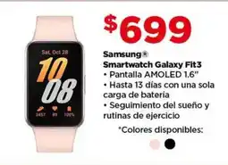 Bodega Aurrerá Samsung smartwatch galaxy fit3 oferta