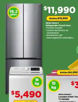 Bodega Aurrerá Atvio home refrigerador french door oferta