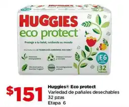 Bodega Aurrerá Huggies eco protect oferta
