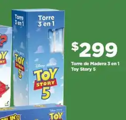 Bodega Aurrerá Torre de madera 3 en 1 toy story 5 oferta
