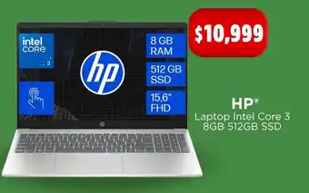Hp laptop intel core 3