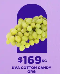HEB Uva cotton candy org oferta