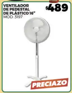 Merco Ventilador de pedestal de plástico 16" oferta