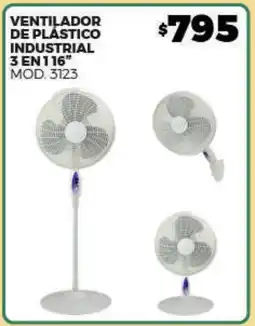 Merco Ventilador de plástico industrial 3 en 116" oferta