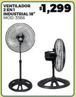 Merco Ventilador 2 en 1 industrial 18" oferta
