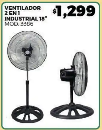 Merco Ventilador 2 en 1 industrial 18" oferta