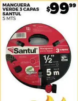 Merco Manguera verde 3 capas santul oferta