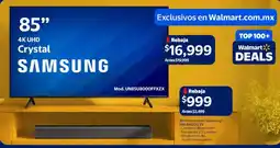 Walmart Samsung crystal tv 85" oferta