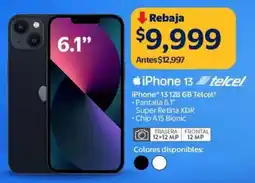 Walmart iPhone 13 telcel oferta