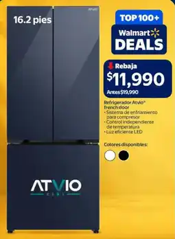 Walmart Atvio refrigerador french door oferta