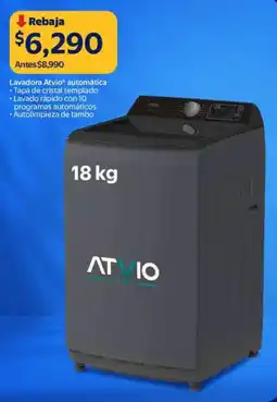 Walmart Atvio lavadora automática oferta