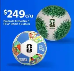 Walmart Balón de futbol no.5 fifa iconic o cultura oferta