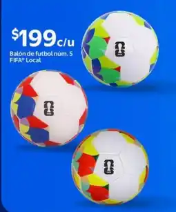 Walmart Balón de futbol núm. 5 fifa local oferta