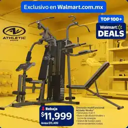 Walmart Athletic works gimnasio multifuncional oferta