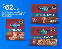 Walmart San rafael salchicha de pavo oferta