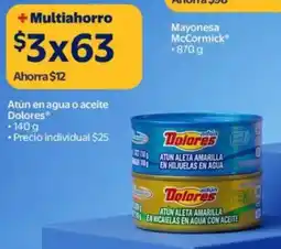 Walmart Dolores atún en agua o aceite oferta