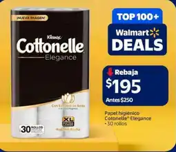 Walmart Cotonelle elegance papel higiénico oferta