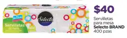 Chedraui Selecto brand servilletas para mesa oferta