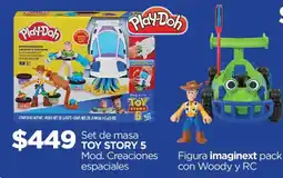 Chedraui Toy story 5 set de masa oferta