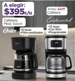 Chedraui Oster cafetera oferta