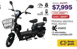Chedraui Kiwo motobici eléctrica oferta