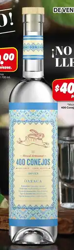 Zorro Mezcal joven 400 conejos oferta