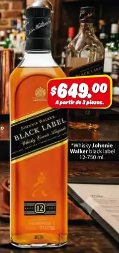 Zorro Johnnie walker whisky black label oferta