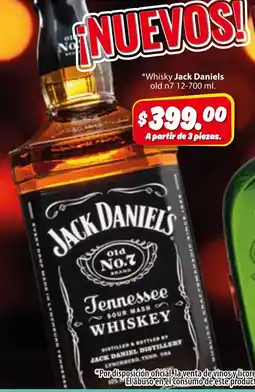 Zorro Jack daniels whisky old n7 oferta