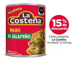 Zorro La costeña chiles jalapeños mi latota oferta